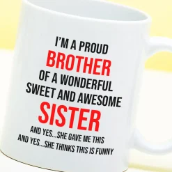 Ditverzinjeniet Mokken & Glazen|Mok I’m A Proud Brother