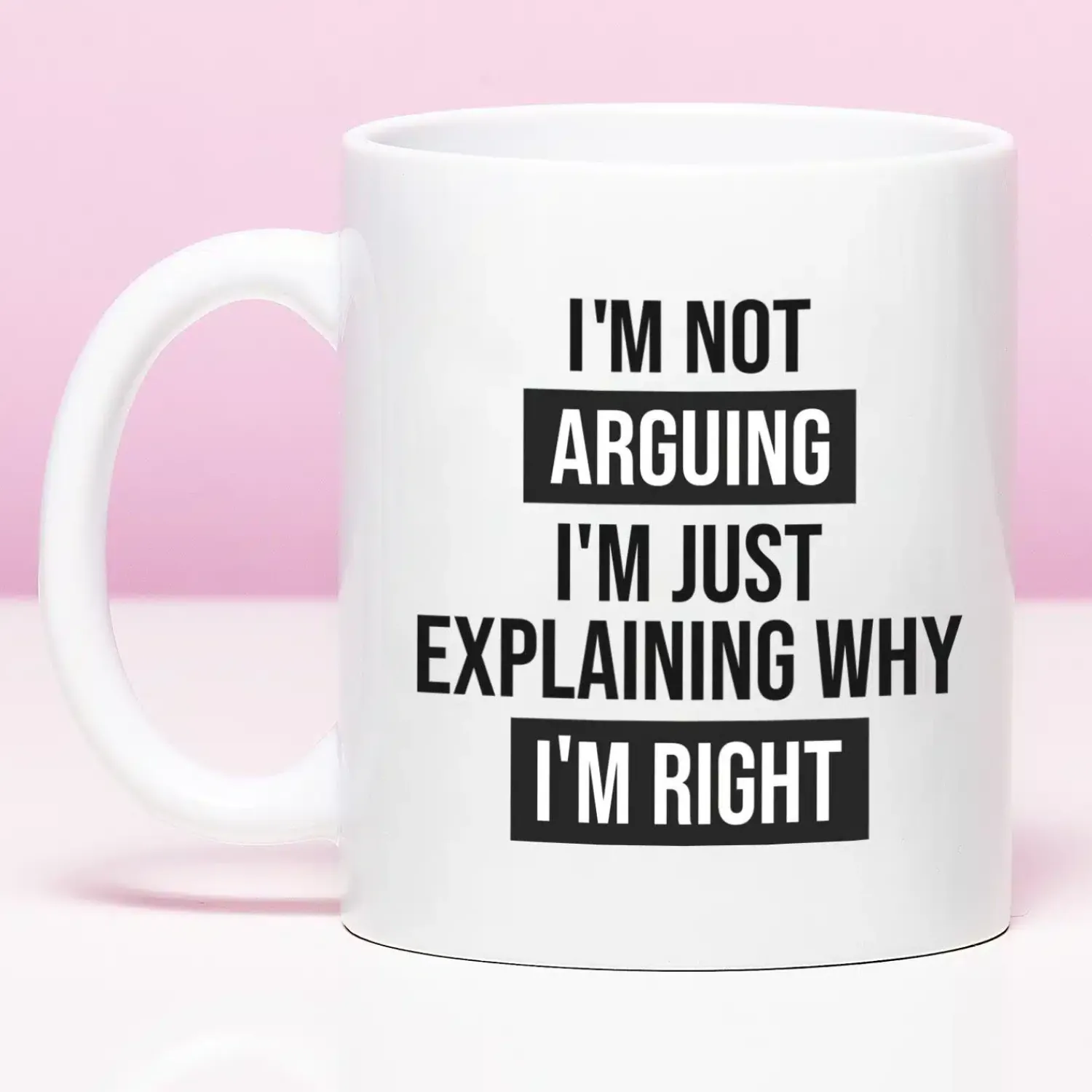 Ditverzinjeniet Mokken & Glazen|Mok I’m Not Arguing