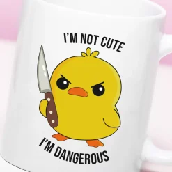 Ditverzinjeniet Mokken & Glazen|Mok I’m Not Cute I’m Dangerous