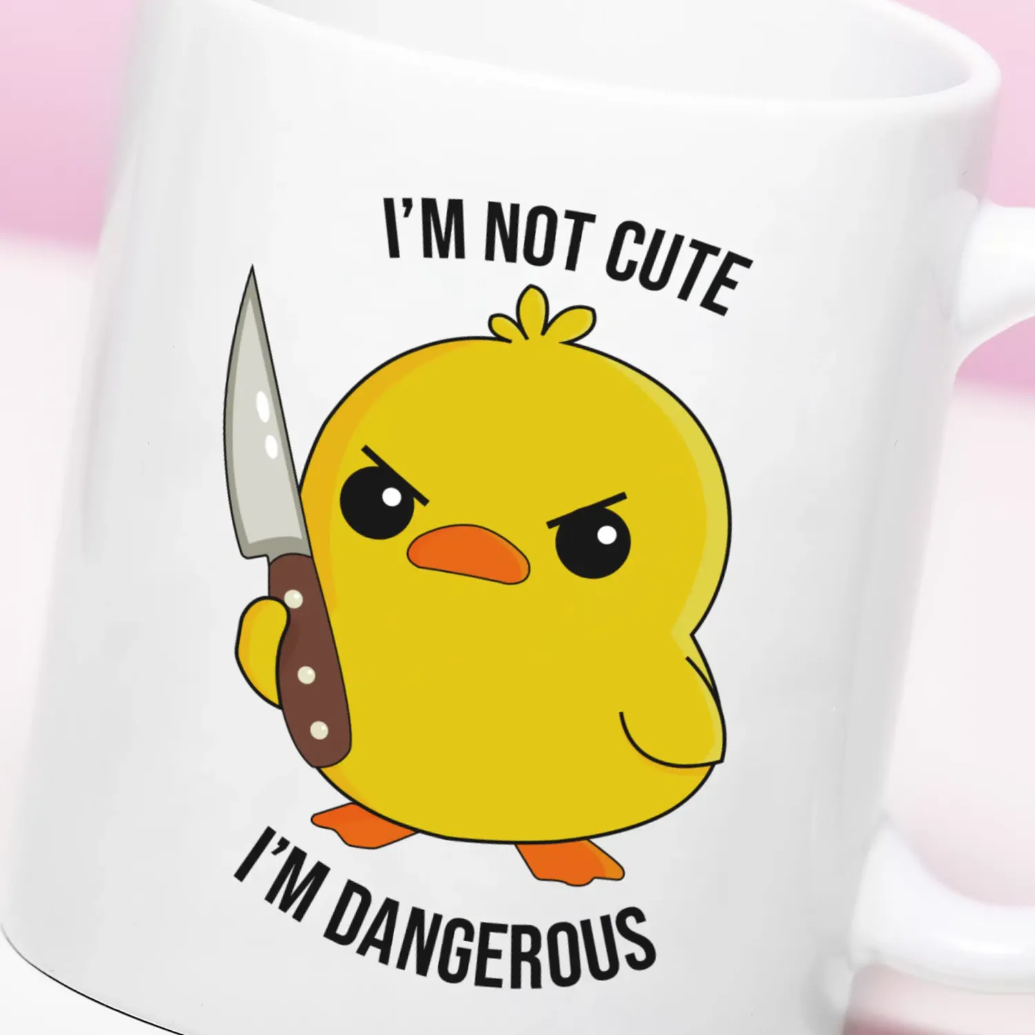 Ditverzinjeniet Mokken & Glazen|Mok I’m Not Cute I’m Dangerous