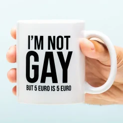 Ditverzinjeniet Mokken & Glazen|Mok I’m not gay