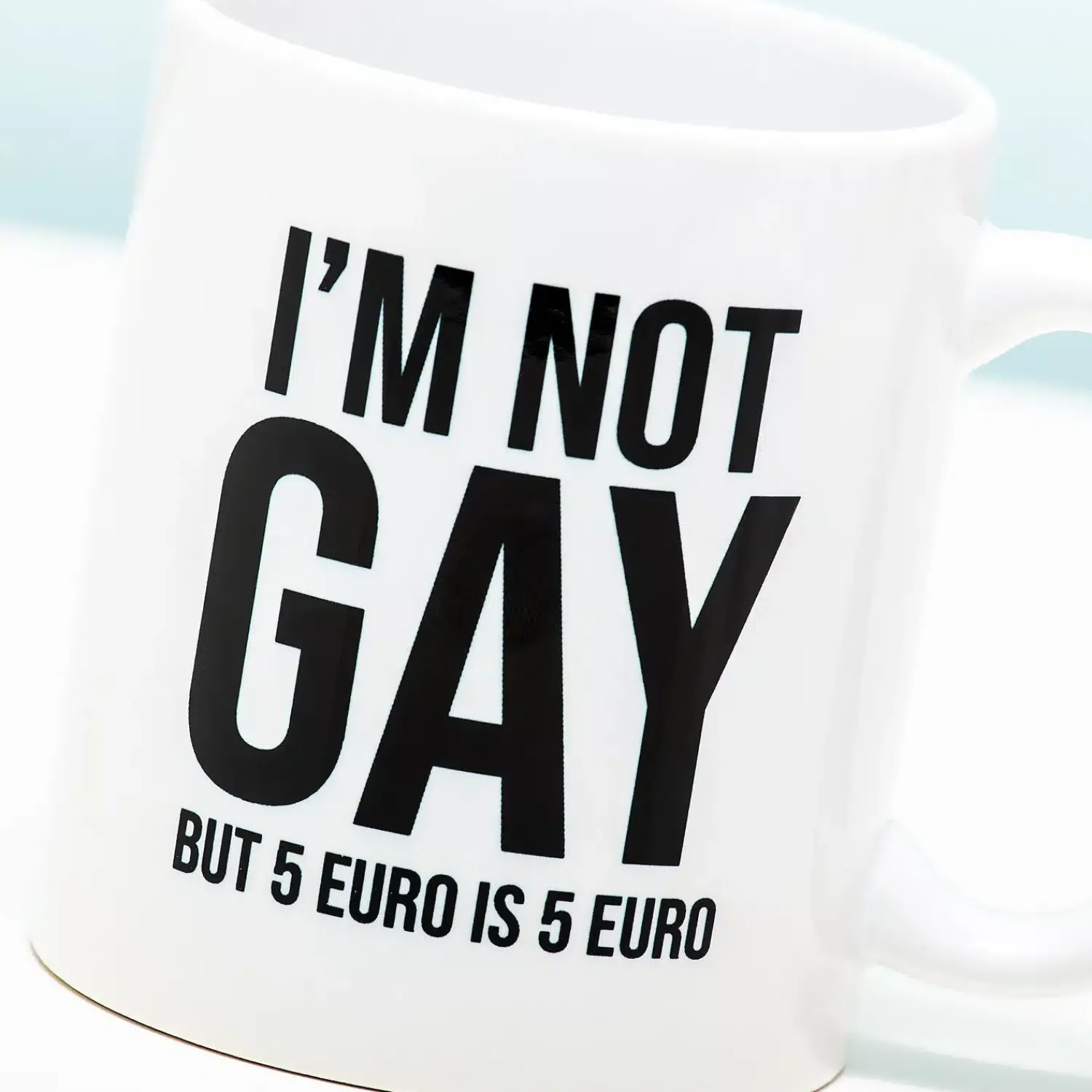 Ditverzinjeniet Mokken & Glazen|Mok I’m not gay
