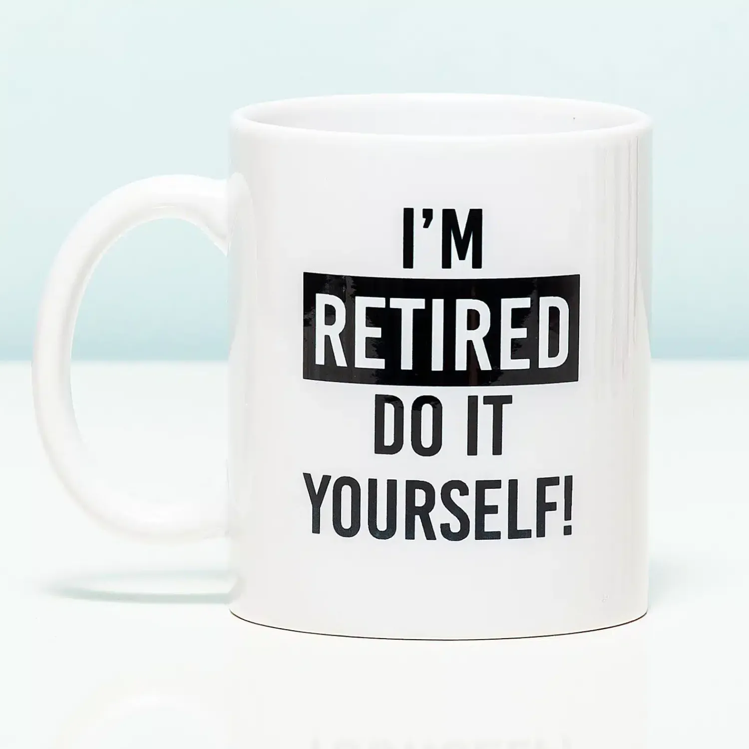 Ditverzinjeniet Mokken & Glazen|Mok I’m retired