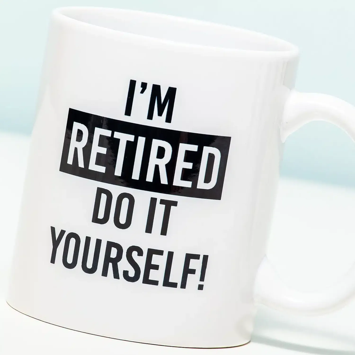 Ditverzinjeniet Mokken & Glazen|Mok I’m retired