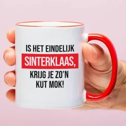 Ditverzinjeniet Mokken & Glazen|Mok Is het eindelijk Sinterklaas