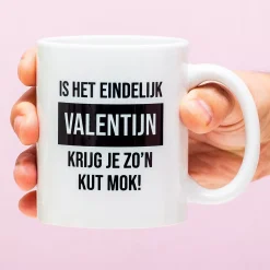 Ditverzinjeniet Mokken & Glazen|Mok Is het eindelijk Valentijn