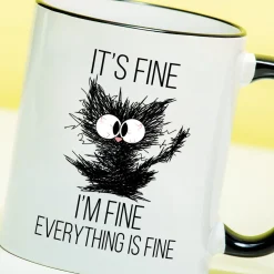 Ditverzinjeniet Mokken & Glazen|Mok It’s Fine I’m Fine