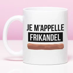 Ditverzinjeniet Kantoor|Mokken & Glazen|Mok Je m’appelle frikandel