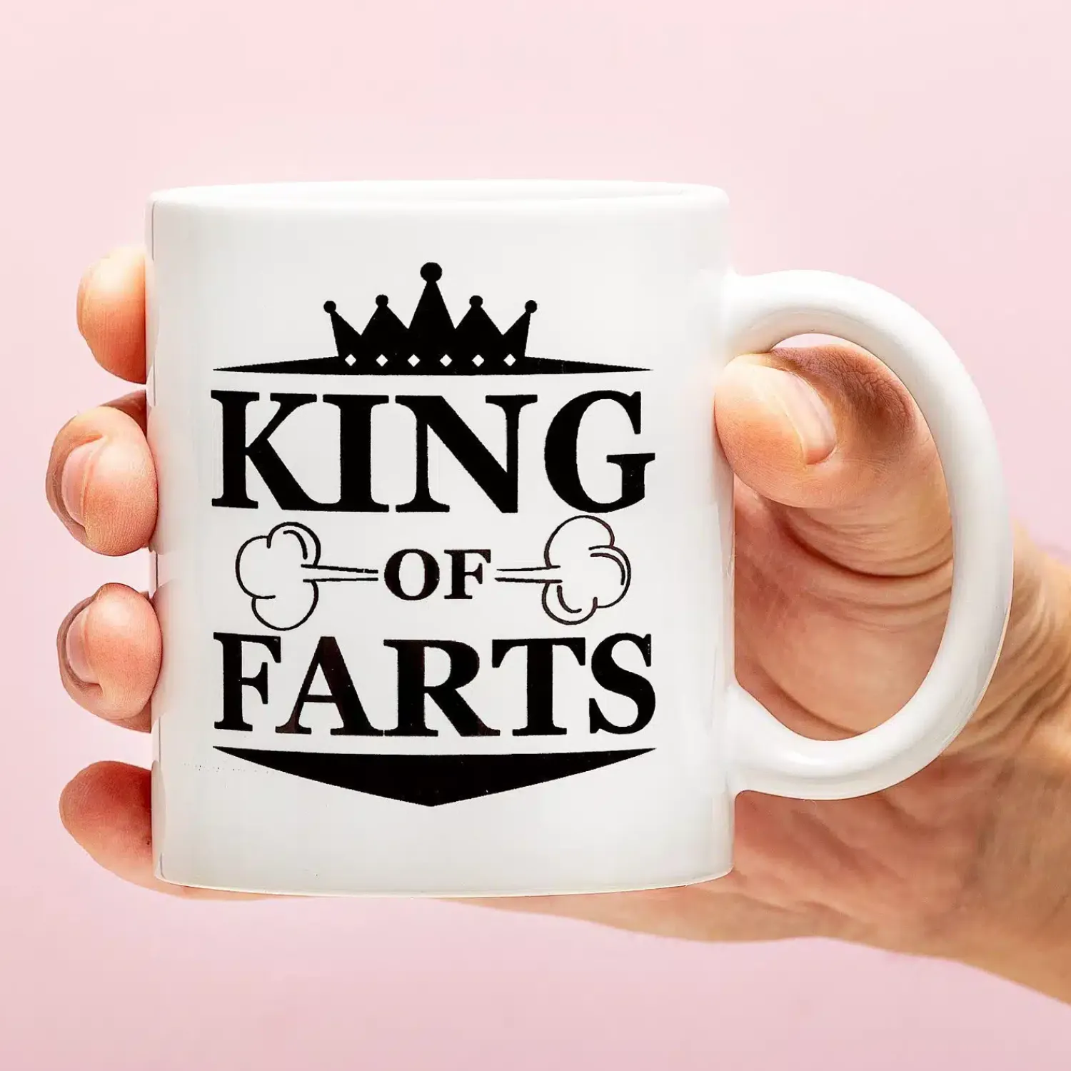 Ditverzinjeniet Mokken & Glazen|Mok King of Farts