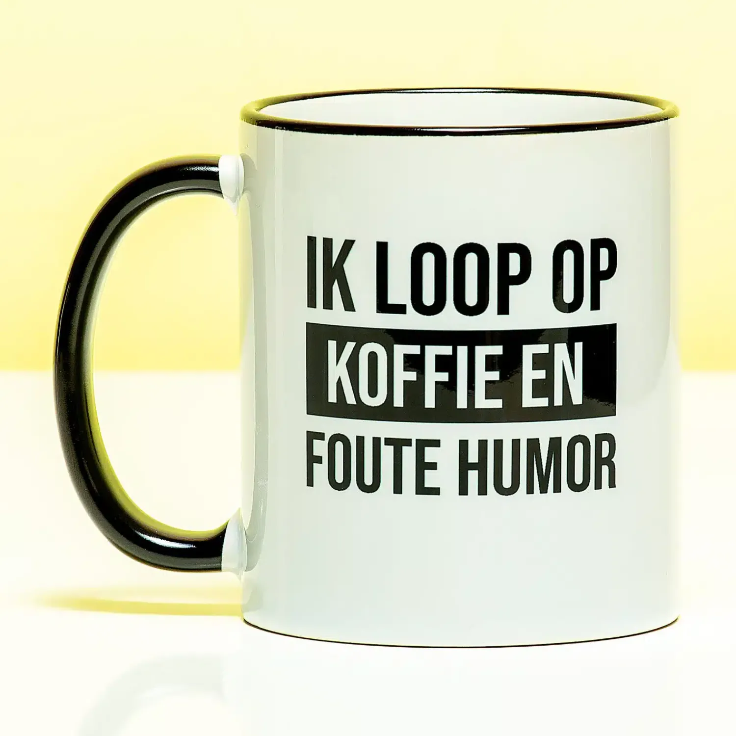 Ditverzinjeniet Mokken & Glazen|Mok Koffie en foute humor