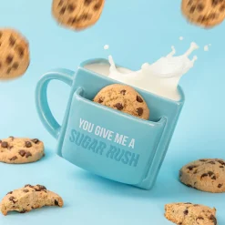 Ditverzinjeniet Mokken & Glazen|Mok met koekvakje