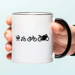 Ditverzinjeniet Mokken & Glazen|Mok Motor evolutie