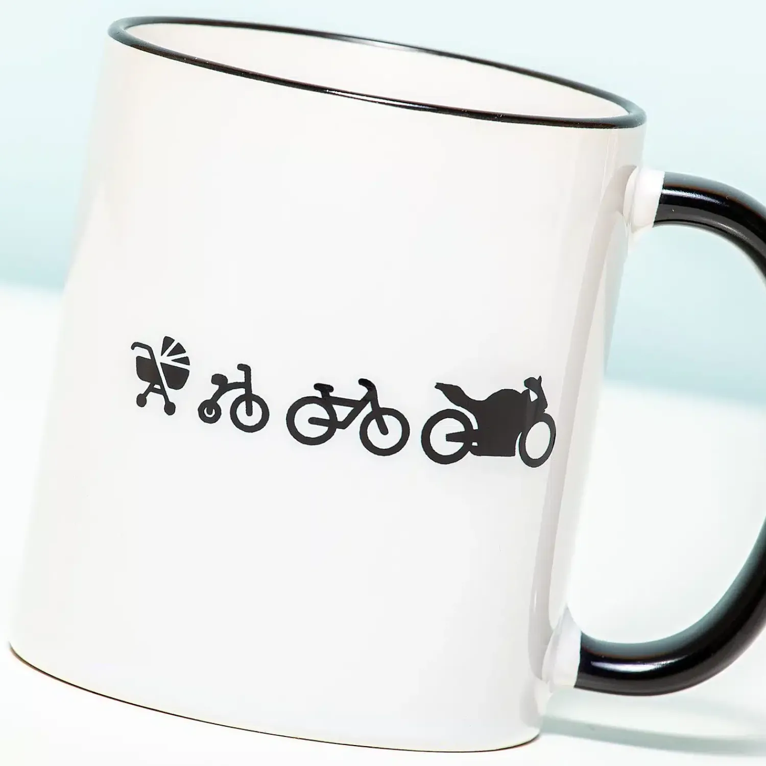 Ditverzinjeniet Mokken & Glazen|Mok Motor evolutie