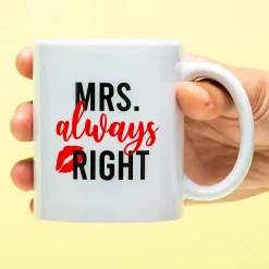 Ditverzinjeniet Mokken & Glazen|Mok Mrs Always Right