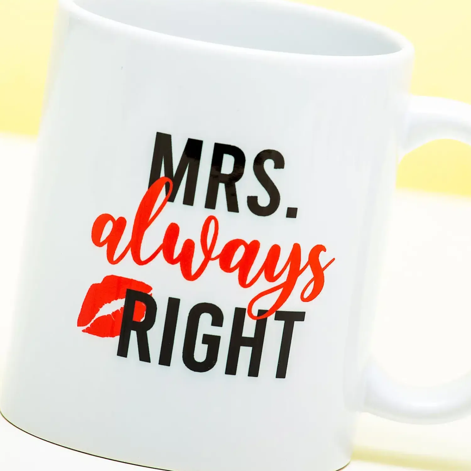 Ditverzinjeniet Mokken & Glazen|Mok Mrs Always Right