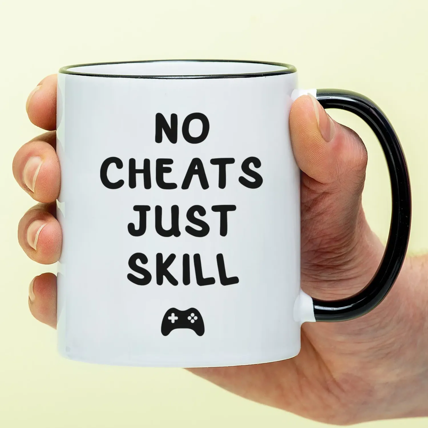 Ditverzinjeniet Mokken & Glazen|Gaming|Mok No Cheats Just Skill