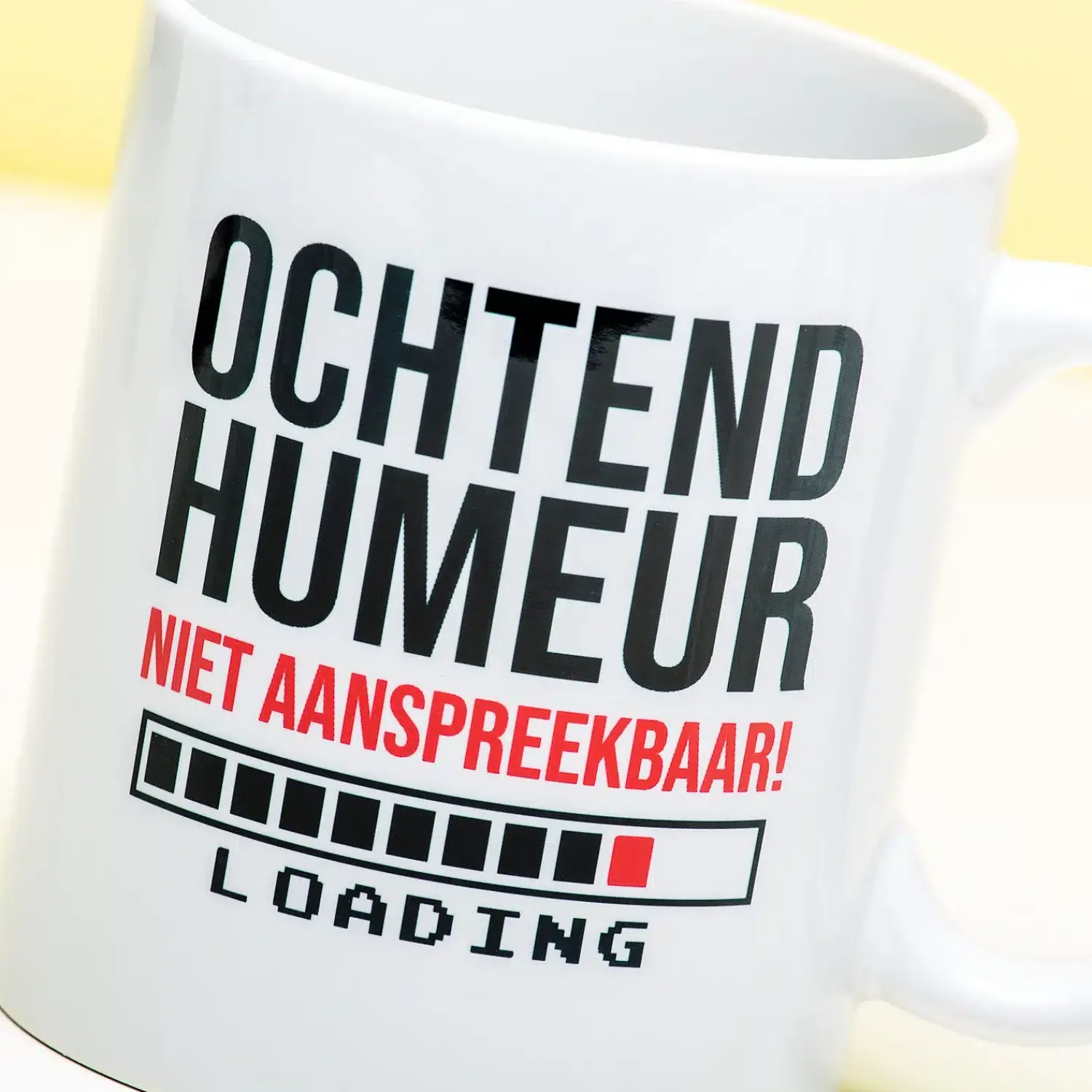 Ditverzinjeniet Mokken & Glazen|Mok Ochtendhumeur niet aanspreekbaar