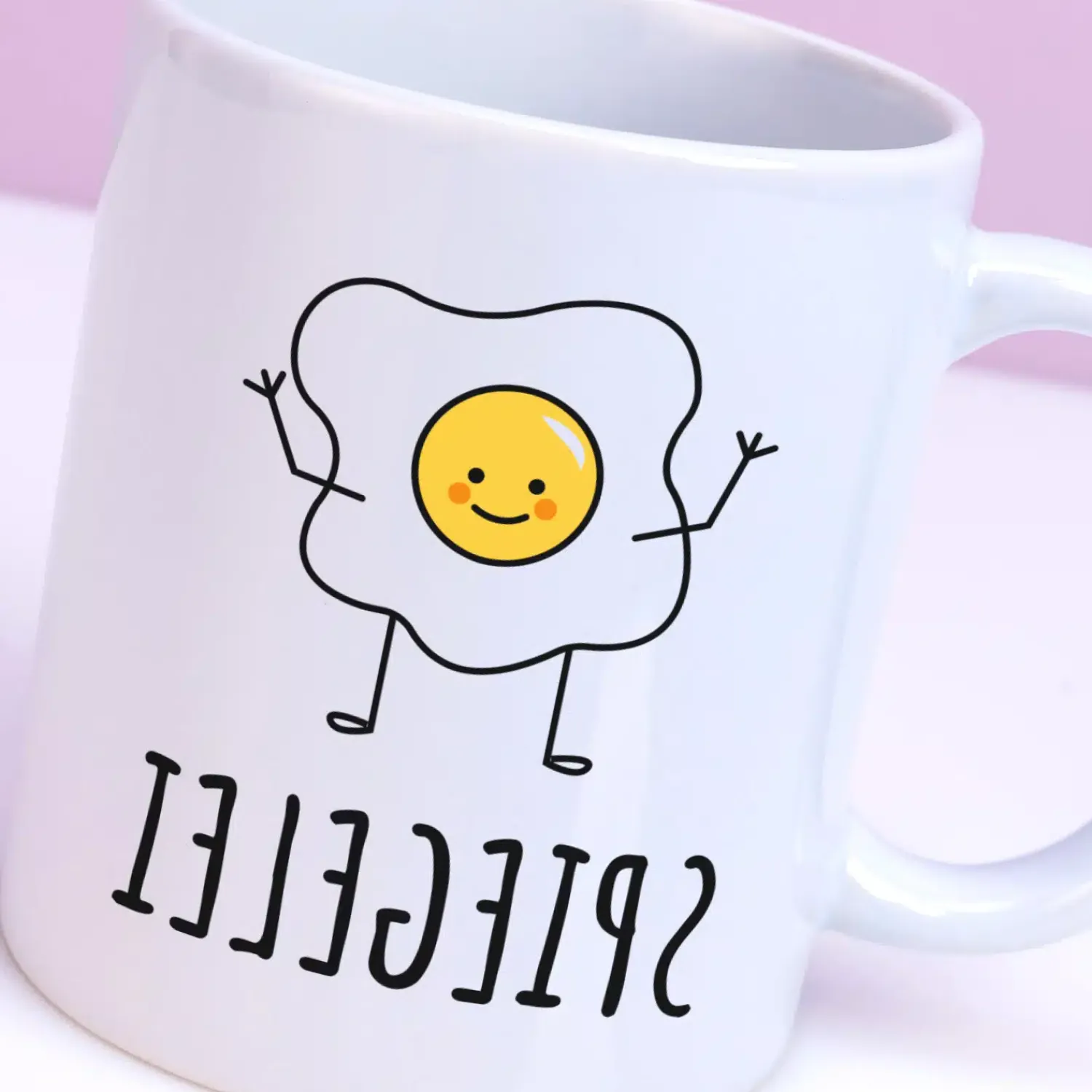 Ditverzinjeniet Mokken & Glazen|Mok Spiegelei