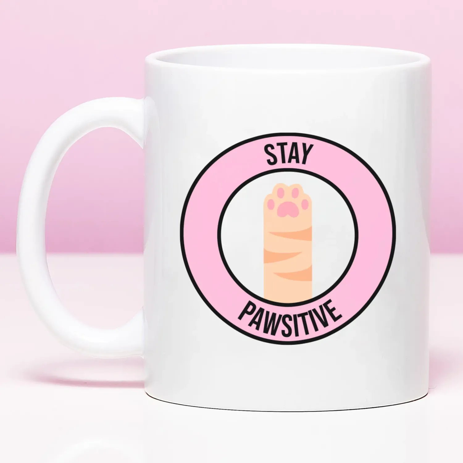 Ditverzinjeniet Mokken & Glazen|Mok Stay Pawsitive