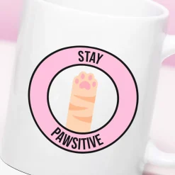 Ditverzinjeniet Mokken & Glazen|Mok Stay Pawsitive