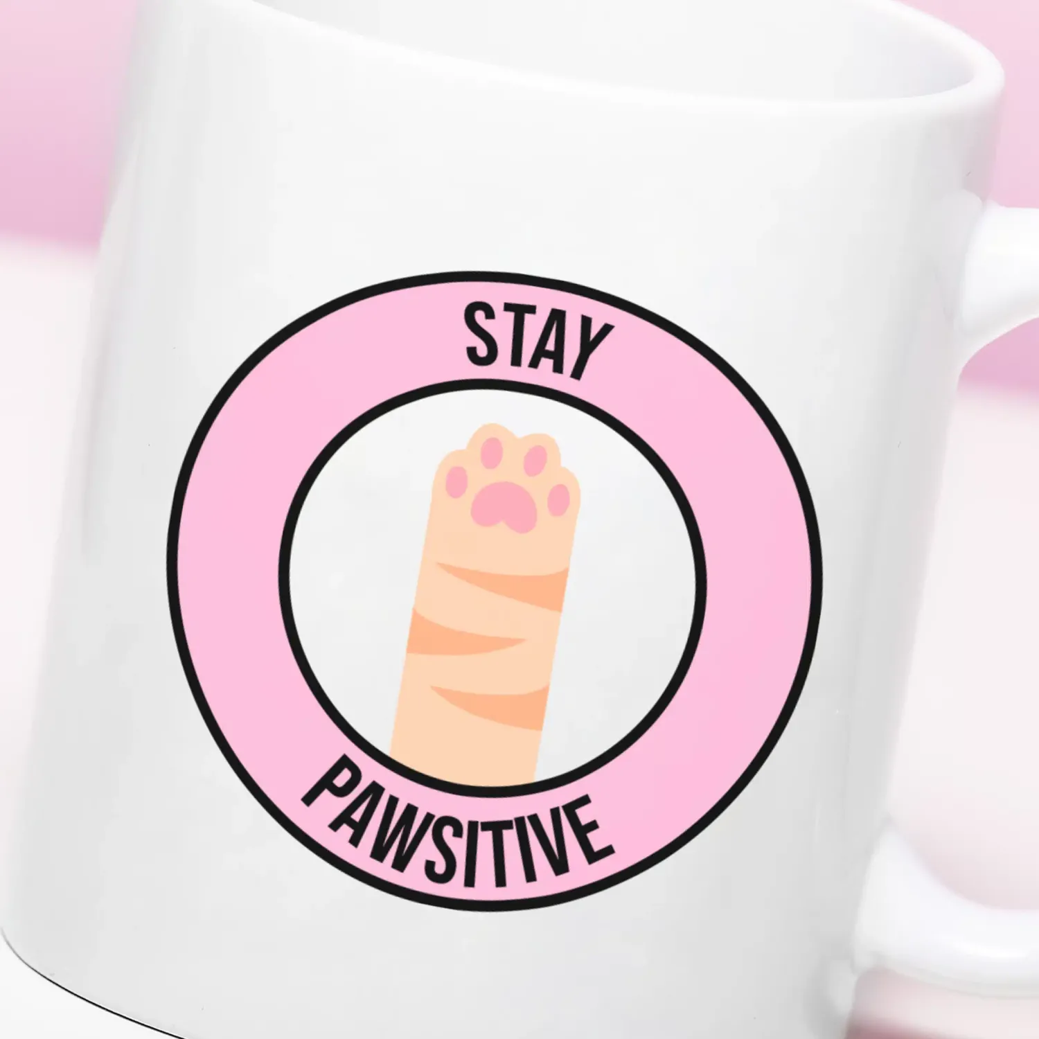 Ditverzinjeniet Mokken & Glazen|Mok Stay Pawsitive