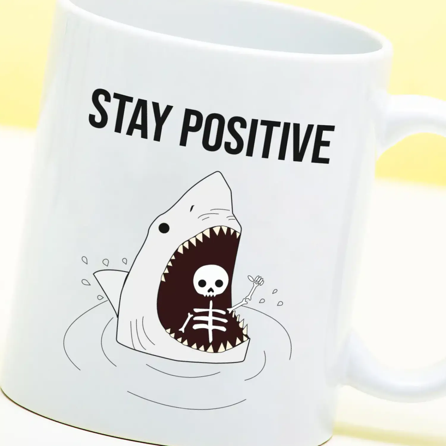 Ditverzinjeniet Mokken & Glazen|Mok Stay Positive