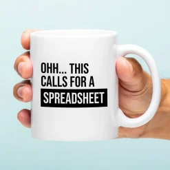 Ditverzinjeniet Mokken & Glazen|Mok This Calls For A Spreadsheet