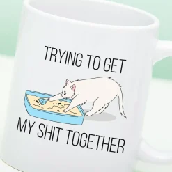 Ditverzinjeniet Mokken & Glazen|Mok Trying To Get My Shit Together