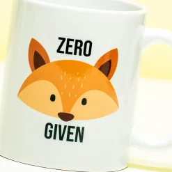 Ditverzinjeniet Mokken & Glazen|Mok Zero fox given