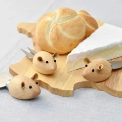 Ditverzinjeniet Borrelen|Muis kaasmesjes (set van 3)