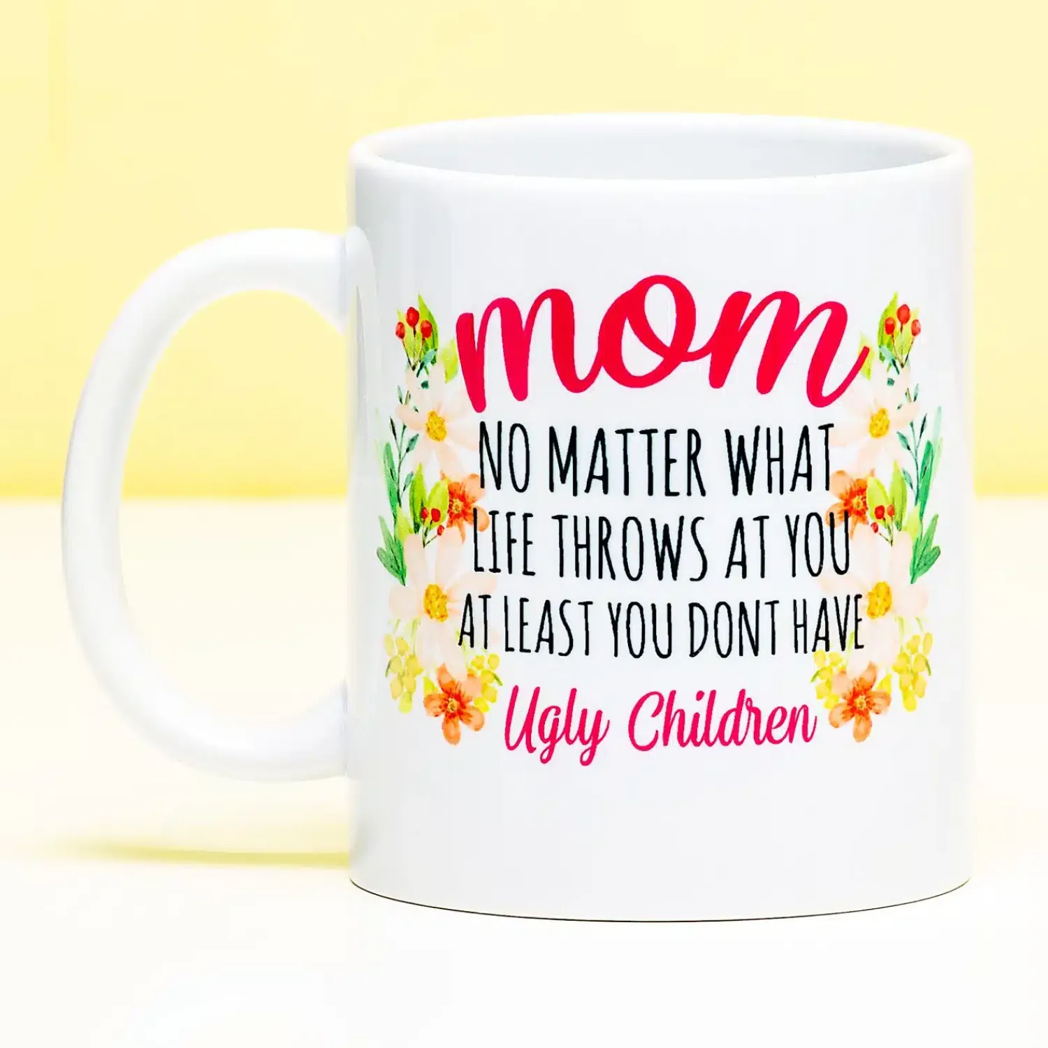 Ditverzinjeniet Mokken & Glazen|No Ugly Children Mok