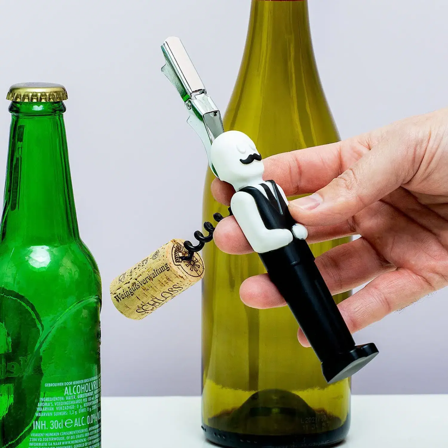 Ditverzinjeniet Flesopeners|Ober kurkentrekker