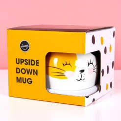 Ditverzinjeniet Mokken & Glazen|Ondersteboven kat mok