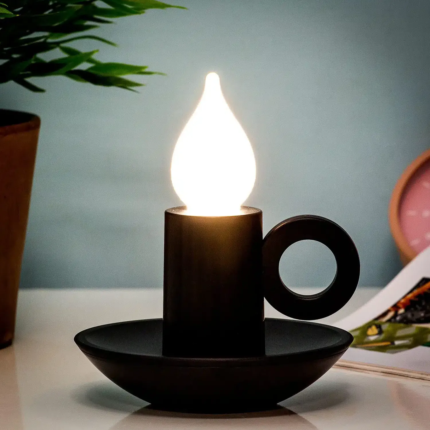 Ditverzinjeniet Slaapkamer|Oplaadbaar kandelaar lampje