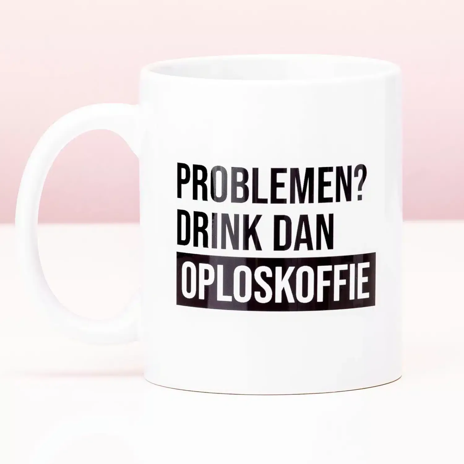 Ditverzinjeniet Mokken & Glazen|Oploskoffie mok