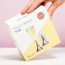 Ditverzinjeniet Mokken & Glazen|Outdoor proseccoglazen (set van 2)