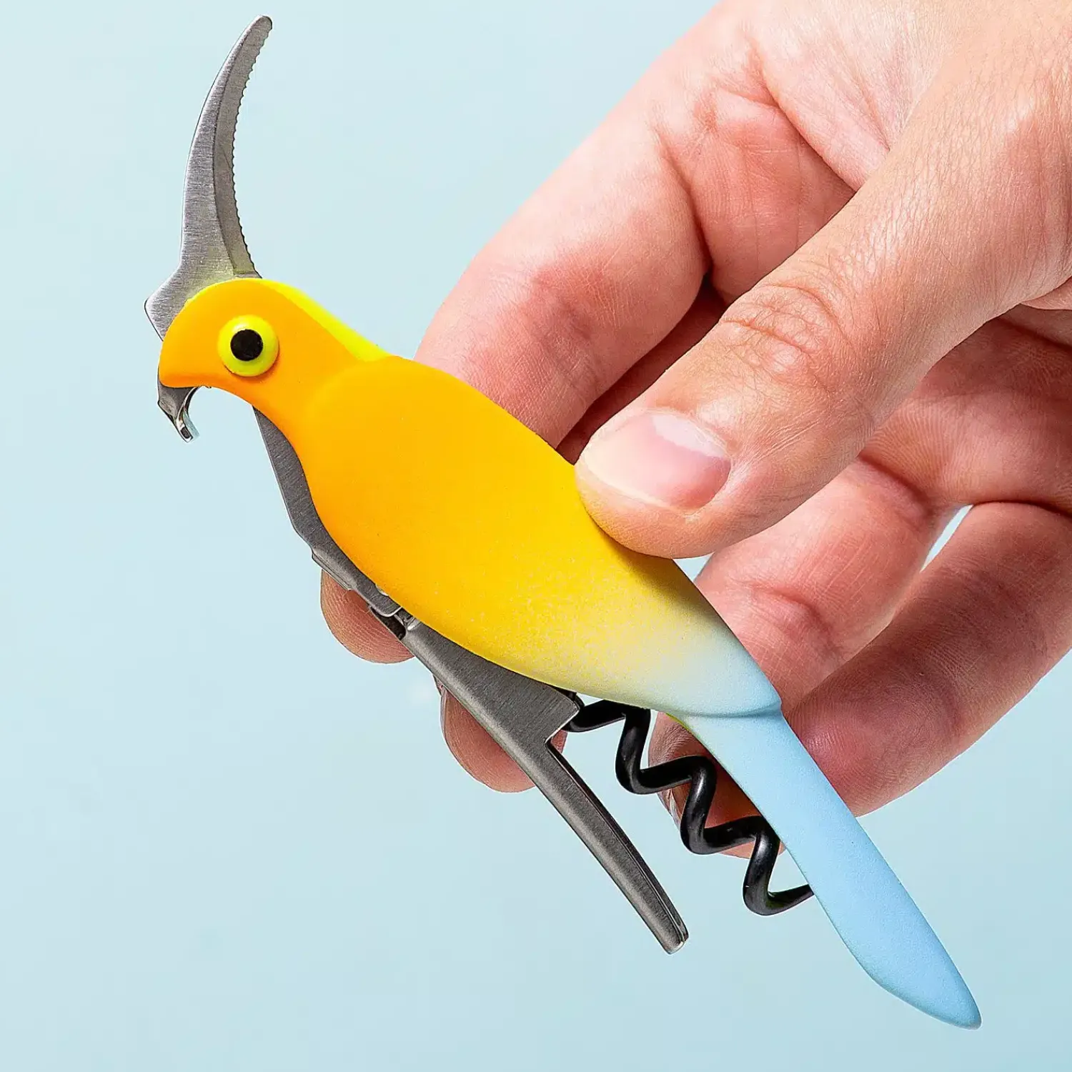 Ditverzinjeniet Borrelen|Flesopeners|Papegaai kurkentrekker