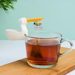 Ditverzinjeniet Thee Eieren|Pelicup theezakjeshouder