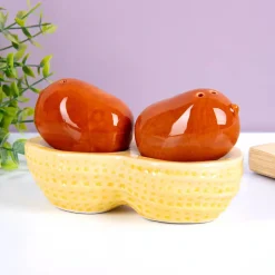 Ditverzinjeniet Peper- En Zoutstellen|Pinda peper- en zoutstel