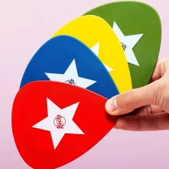 Ditverzinjeniet Muziek|Onderzetters|Plectrum onderzetters (set van 4)