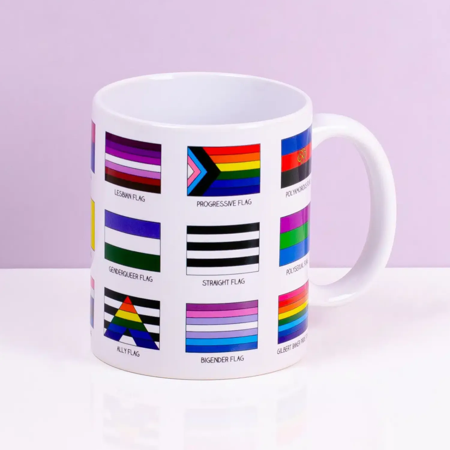 Ditverzinjeniet Mokken & Glazen|Pride vlag mok