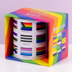 Ditverzinjeniet Mokken & Glazen|Pride vlag mok