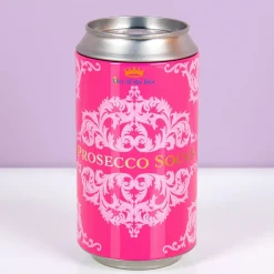 Ditverzinjeniet Sokken|Proseccosokken in blikje