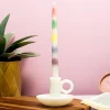 Ditverzinjeniet Verlichting|Kaarsen En Kandelaars|Regenboog druipkaars en kandelaar