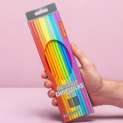 Ditverzinjeniet Duurzaam|Regenboog eetstokjes (set van 6)