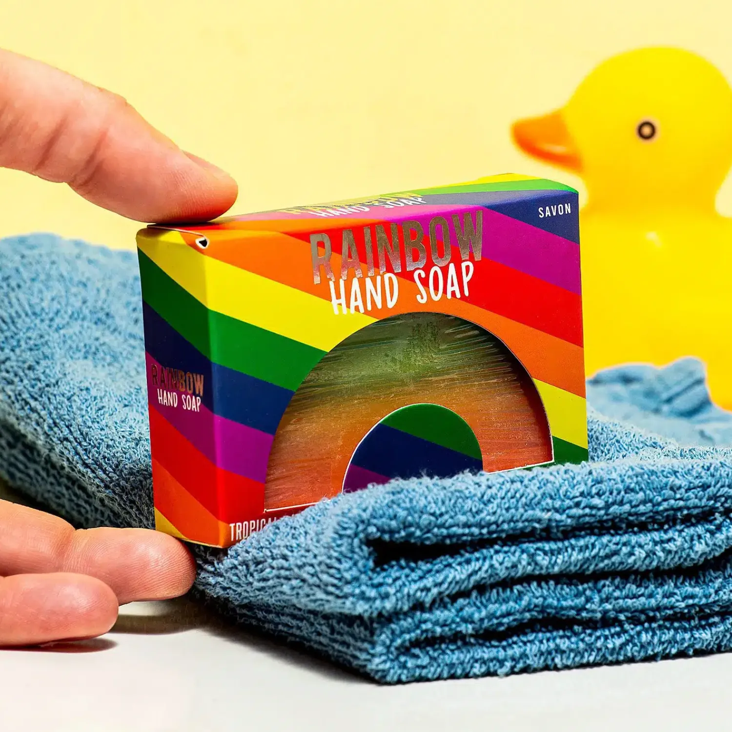 Ditverzinjeniet Badkamer|Regenboog handzeep