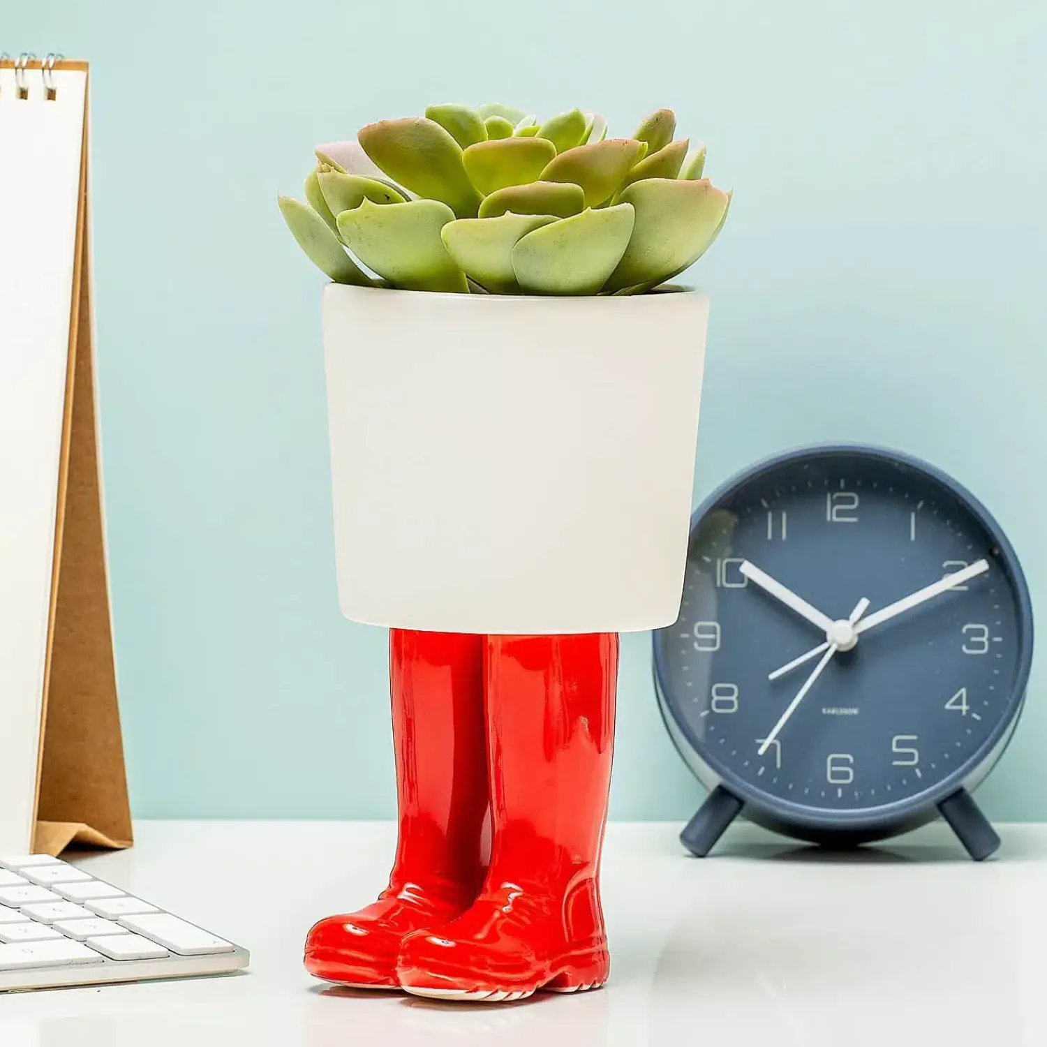 Ditverzinjeniet Bloempotten|Regenlaarzen bloempot