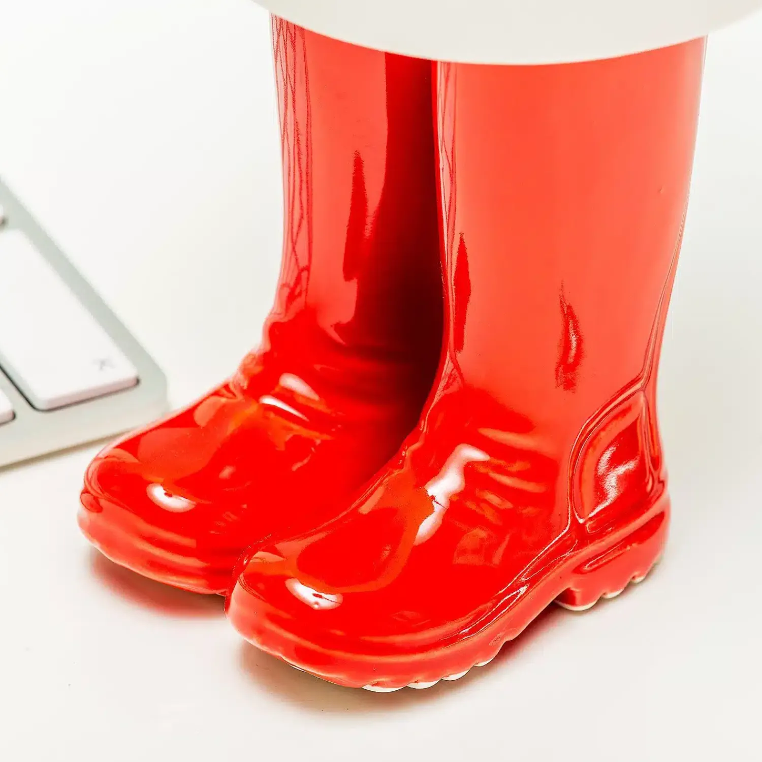 Ditverzinjeniet Bloempotten|Regenlaarzen bloempot