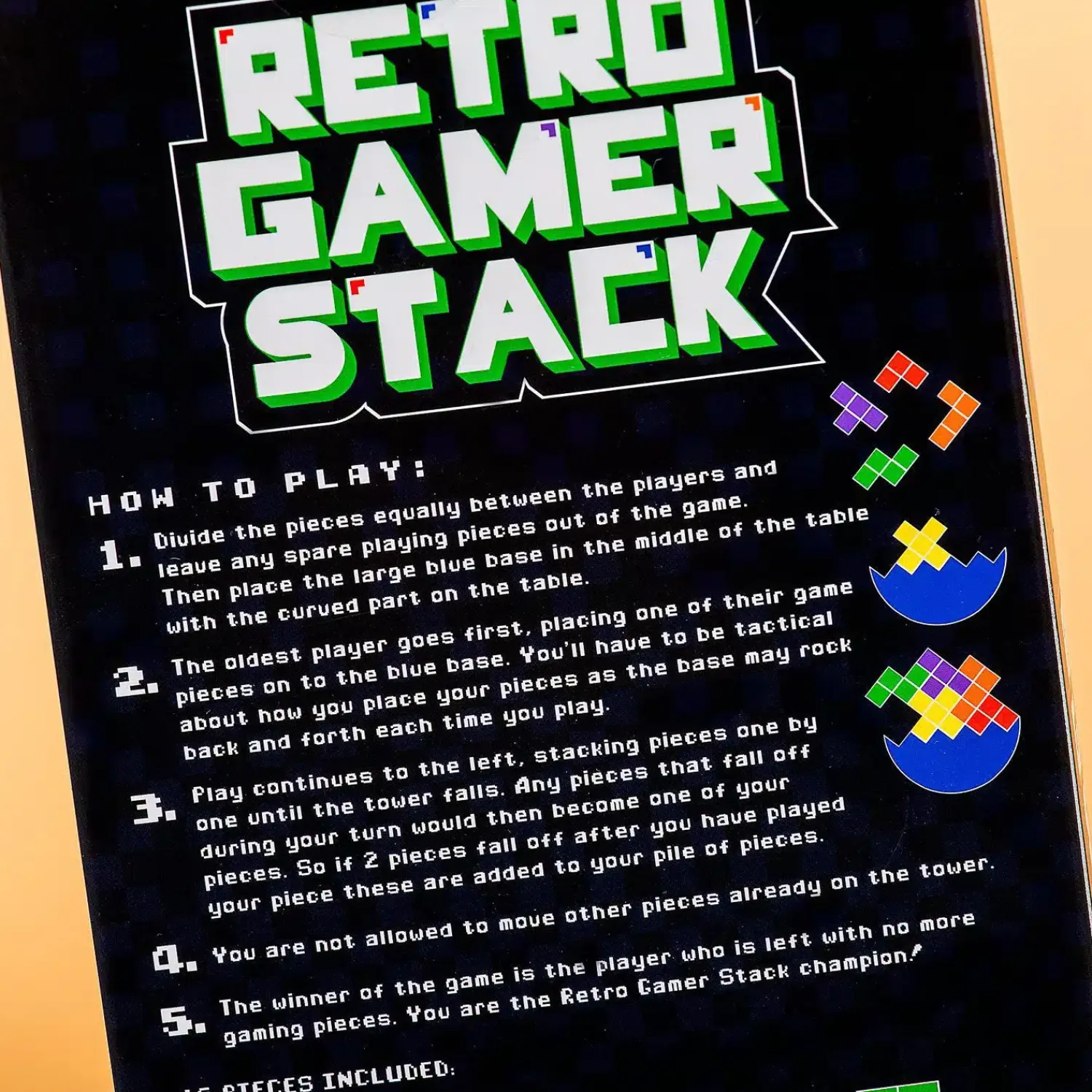 Ditverzinjeniet Retro|Puzzels|Retro game stapelspel