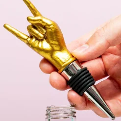 Ditverzinjeniet Borrelen|Rock On wijnstopper